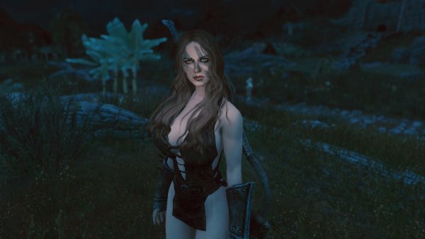 Таинственная Эйла Охотница.. Skyrim SE (сборка 11)