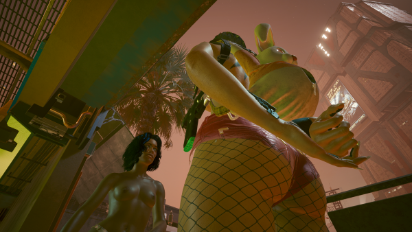 Разные Ви и девушки Найт-Сити.