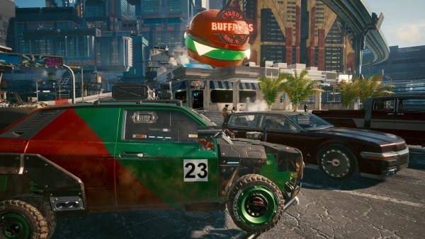 Заехала за чипсами. Cyberpunk 2077