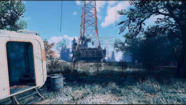 Вид на Ферму Эбернети.. Poselenia Windfire