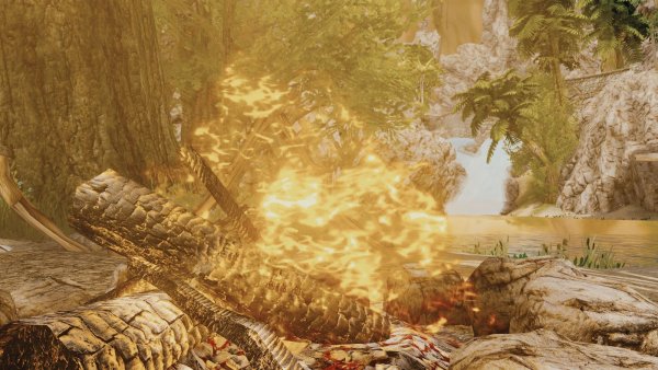 Костер.. Skyrim SE (Тропики 7.0)