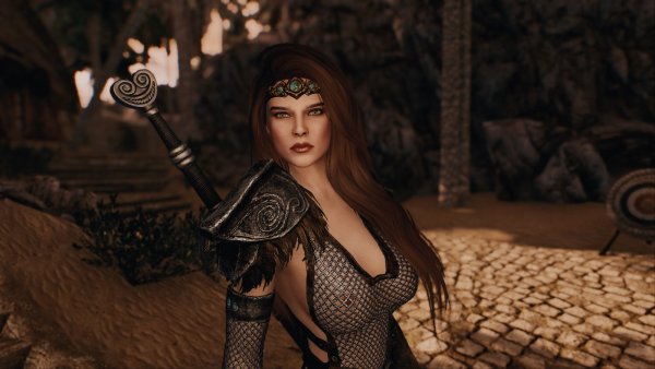 Эйла охотница.. Skyrim SE (Тропики 7.0)