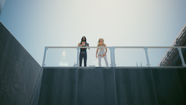 Джонни и Альт на набережной.