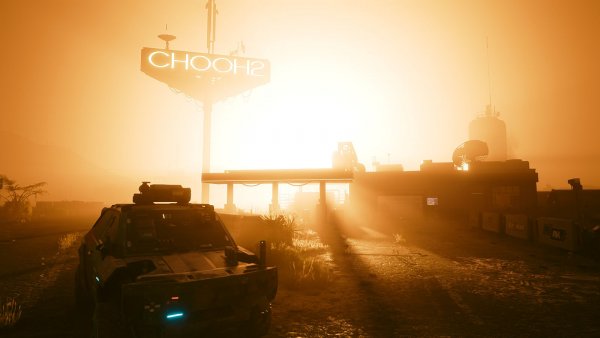 Песчаная буря.. Cyberpunk 2077