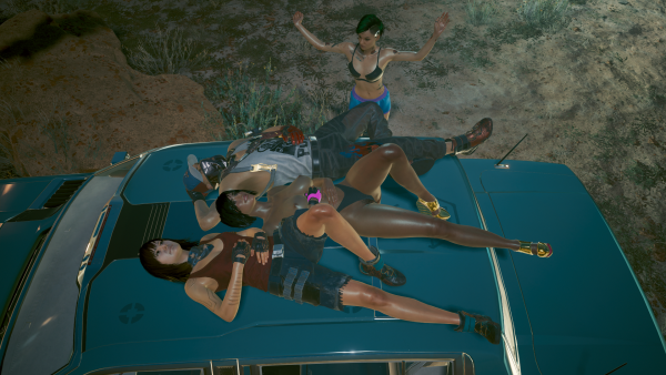 Ви и любуется звёздным небом.