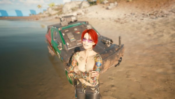 У реки.. Cyberpunk 2077 глазами Windfire
