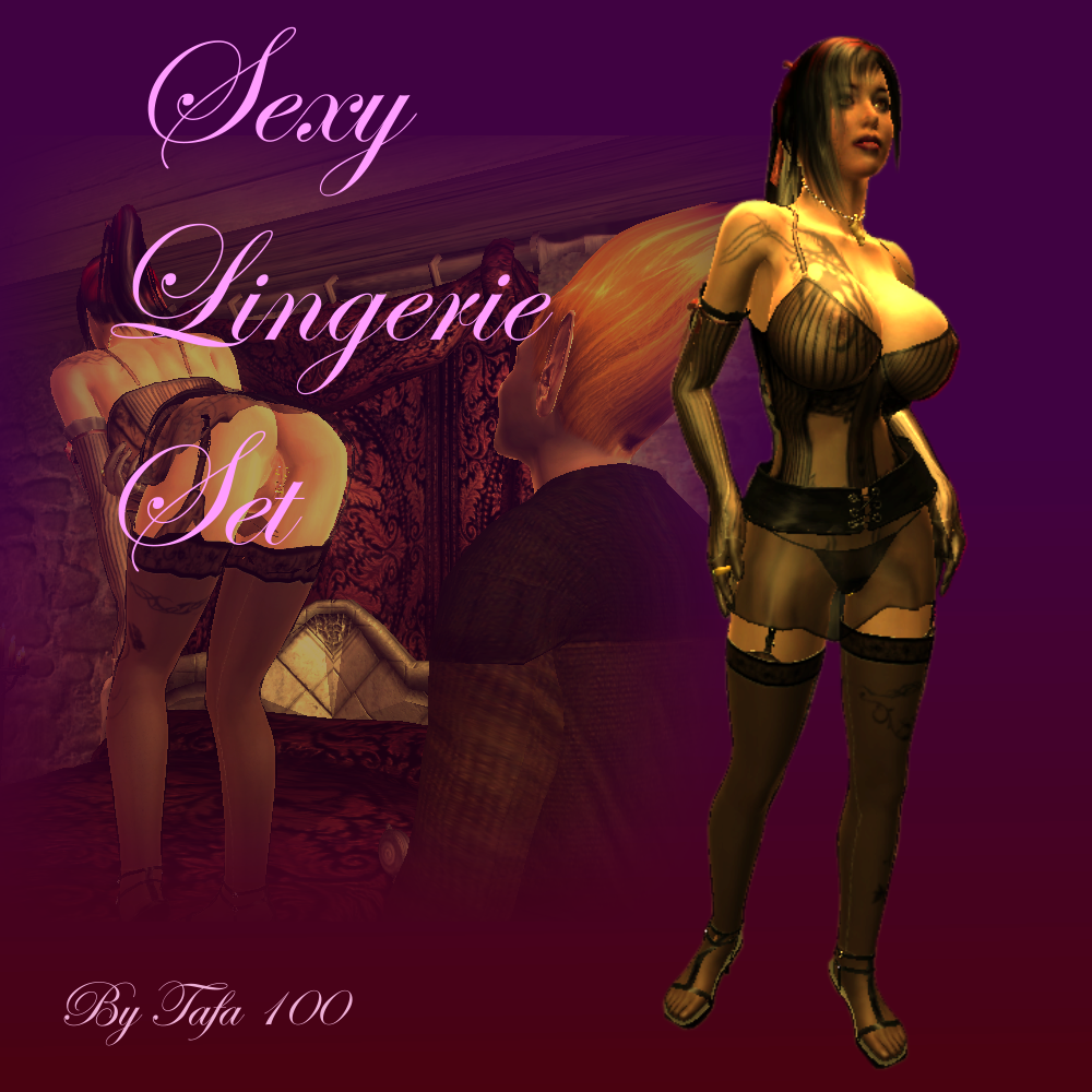 Sexy Lingerie set with BBB and LL Bouncing Butt Rus