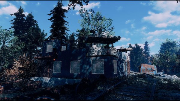 Поселение в железн.дорожн. депо. (не ванильное)