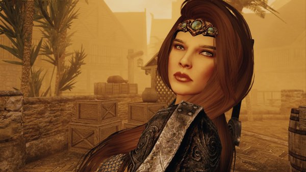 Эйла в Рифтене.. Skyrim SE (Тропики 7.0)