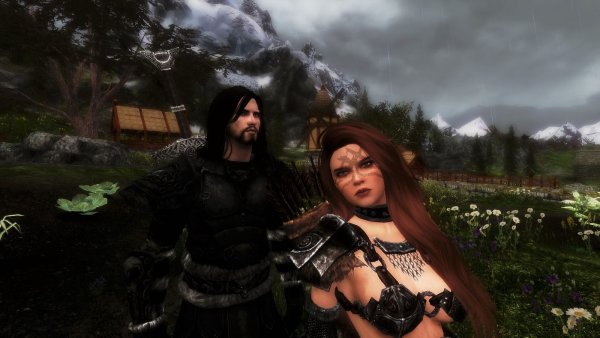 Эйла и Фаркас.. Skyrim LE тестовое