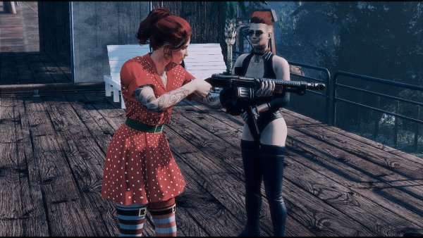 Вамп стебется над собой )) Fallout-4 (Сборка 7.5)