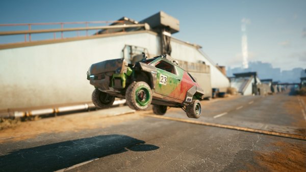 Типа, - "полет шмеля".. Cyberpunk 2077