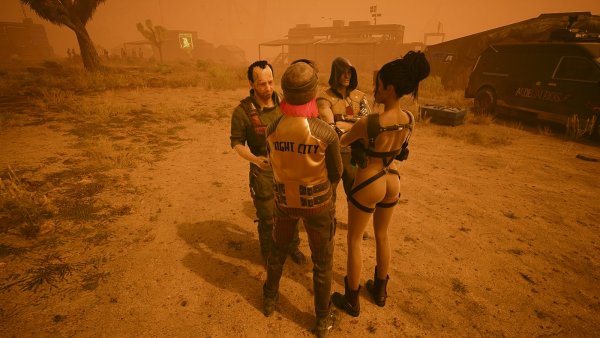 C Митчем и Скорпионом.. Cyberpunk 2077 глазами Windfire