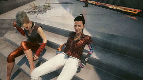 Girls.. Cyberpunk 2077 глазами Windfire