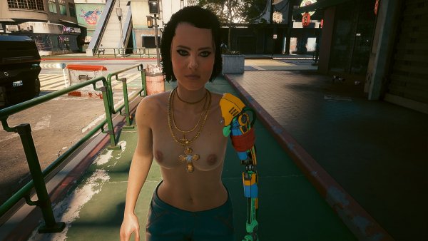Бестыдные девахи Найт Сити.. Cyberpunk 2077