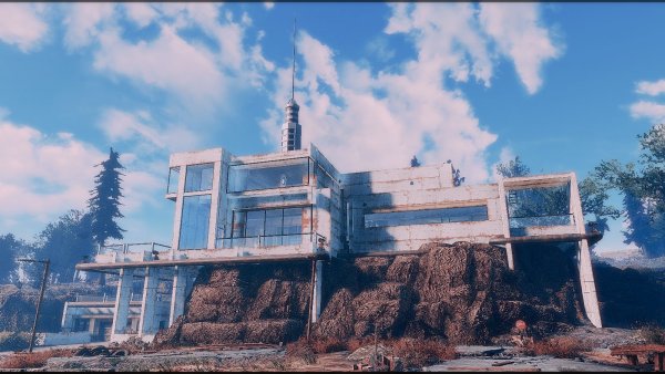 Котедж Клифсайд.. Poselenia Windfire Fallout-4