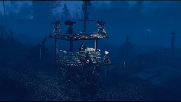 Вамп на охр.вышке поселения.. Fallout-4