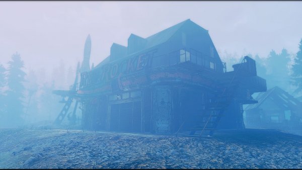 База в Red Rocket на Харборе.. Poselenia Windfire