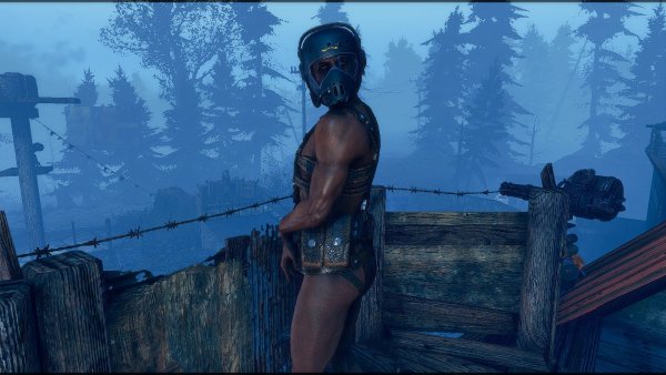 Поселенец стражник.. Poselenia Windfire Fallout-4