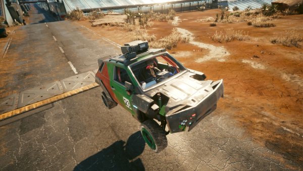 Любимая тема - полетать. Cyberpunk 2077