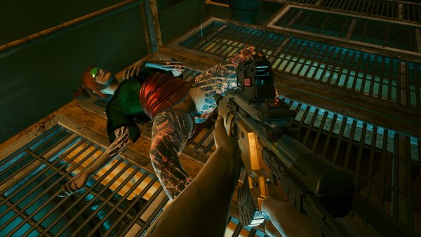 Тату якудзы везде.. Cyberpunk 2077 глазами Windfire