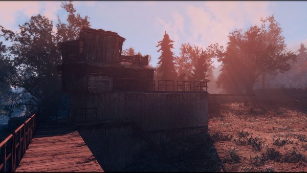 Хижина и периметр поселения.. Fallout-4