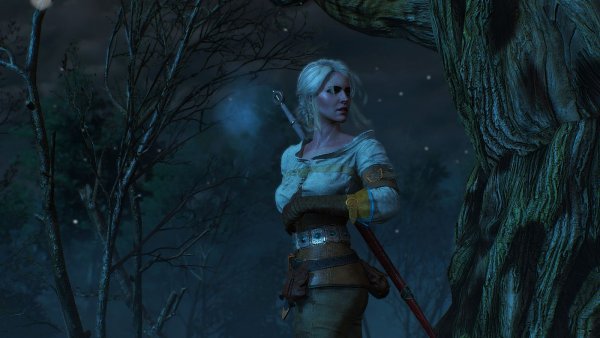 Цири в лесах Велена.. Ведьмак III (сборка Торна)