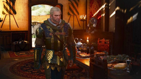 ГЕРАЛЬТ в своем доме, в Туссенте.. Ведьмак III