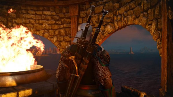 ПЕЙЗАЖНОЕ с Геральтом.. Ведьмак III (сборка Торна)