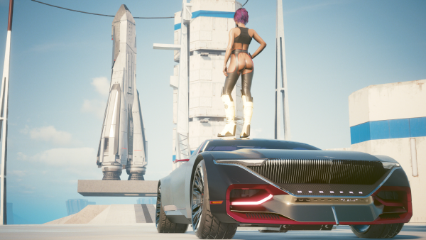 Ви прилетела на космодром.