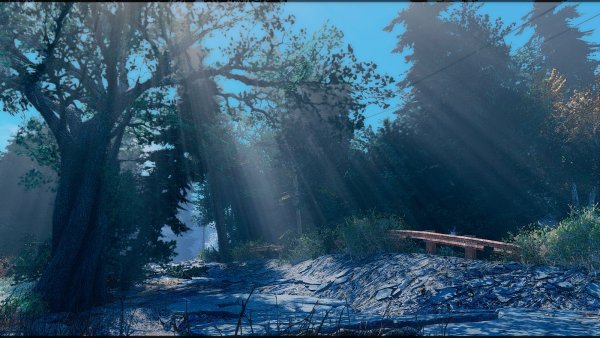 Тема - солнечных лучей.. Fallout-4 (Сборка 7.5)