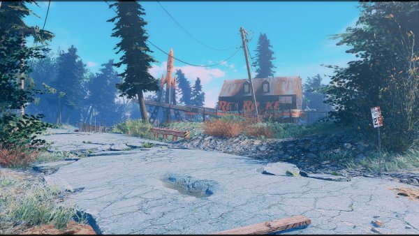 Красная Ракета.. Poselenia Windfire Fallout-4