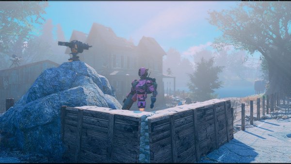 АДА на страже поселения.. Poselenia Windfire Fallout-4