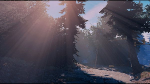 Тема - солнечных лучей.. Fallout-4 (Сборка 7.5)