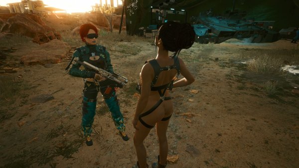 Vee и Панам.. Cyberpunk 2077 глазами Windfire