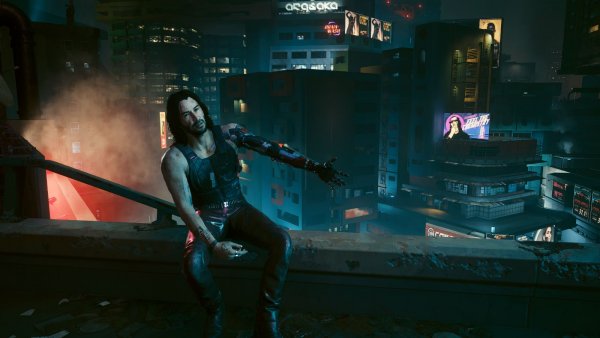 Джони на крыше.. Cyberpunk 2077 глазами Windfire