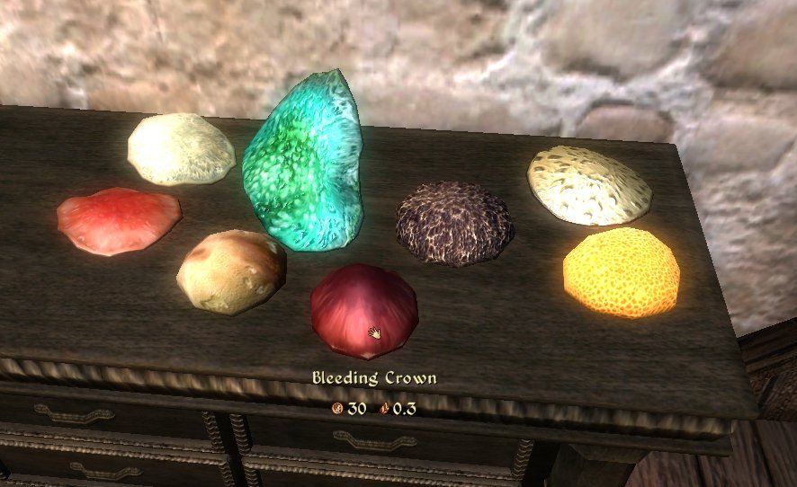Skyrim Ingredients for Oblivion Rus