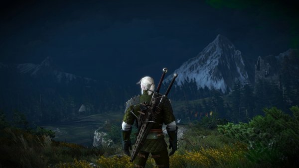 ПЕЙЗАЖНОЕ с Геральтом.. Ведьмак III (сборка Торна)