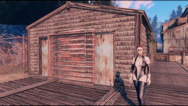 Сарай в поселении.. Poselenia Windfire Fallout-4