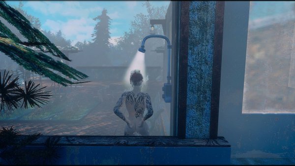 Душ после труда! Poselenia Windfire Fallout-4