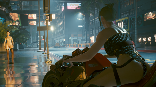 Ви с не "квадратной" попой на мотоцикле с усиленным светом фар.