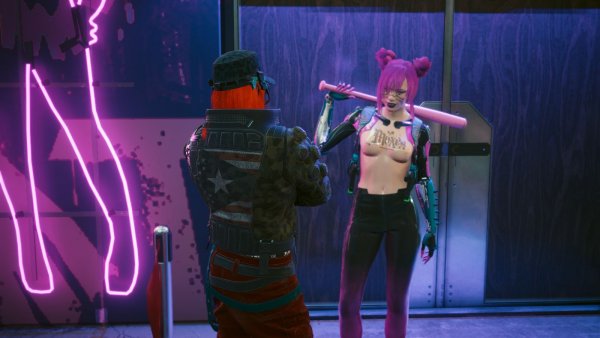 У бара Шэльм. Cyberpunk 2077 глазами Windfire