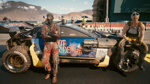 Погоняем? Cyberpunk 2077 глазами Windfire