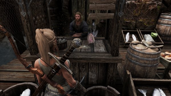 Продавец мидий)