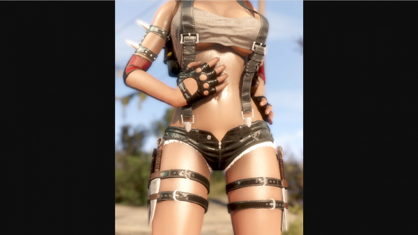 А такую попку молния выдержала.