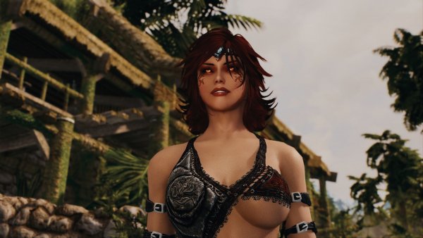 Корти ожидает в гости подруг.. Skyrim SE (Тропики 7.0)