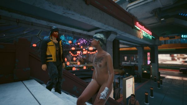 Ви встретил нудистку )) Cyberpunk 2077
