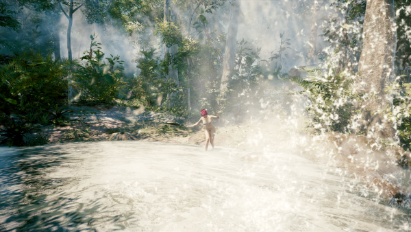 Ви осторожно идёт к живописному водопаду - 2.