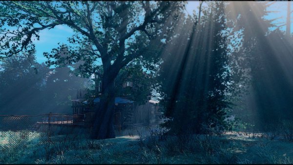Тема - солнечных лучей.. Fallout-4 (Сборка 7.5)
