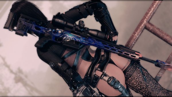 У Норы новая снайперка. Fallout-4 (Сборка 8.5)